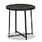 Baxton Studio Sadiya Modern Industrial Black Finished Metal Outdoor Side Table 206-12112 - alternate 7